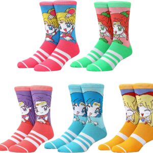 Sailor Moon 5 Pack Socks