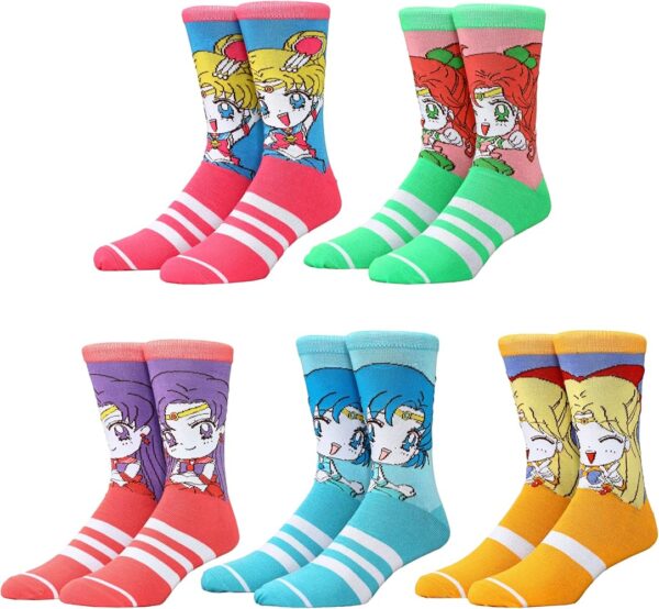 Sailor Moon 5 Pack Socks