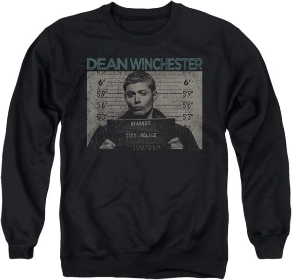 Dean Winchester Mugshot Sweatshirt